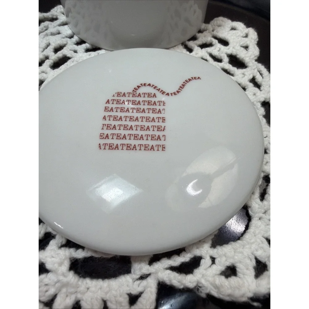 The Toscany Collection Tea Bag Design Tea Mug w/Tea Strainer & Cover-Coaster‎